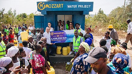 Mozzart brings water to places in Kenya where it doesn’t rain for periods up to three years