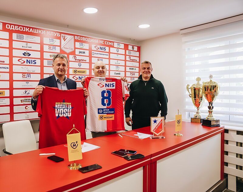 Sportsko društvo Vojvodina i kompanija Mozzart potpisali ugovor o saradnji
